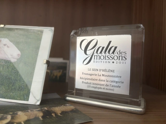 Trophée Gala des Moissons 2011, produit innovant de l'année, Sein d'Hélène, photographié