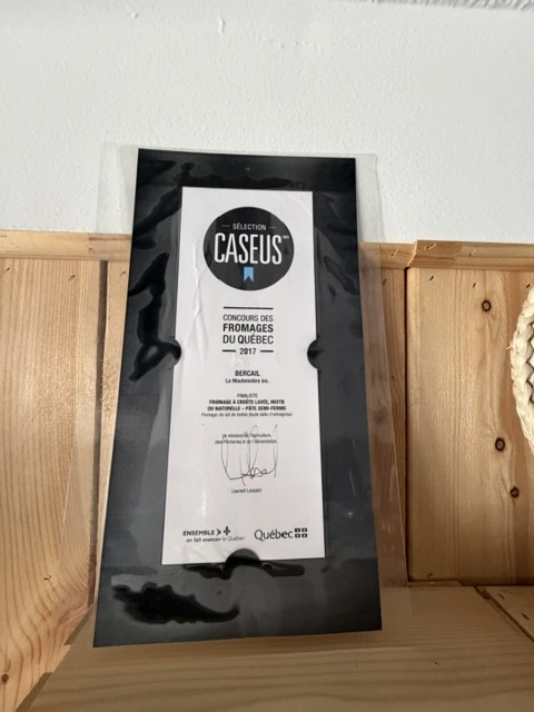 Trophée Caseus 2017, finaliste Bercail, photographié